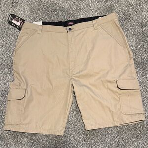 NWT Dickies Tan Cargo Shorts with Utility Pockets